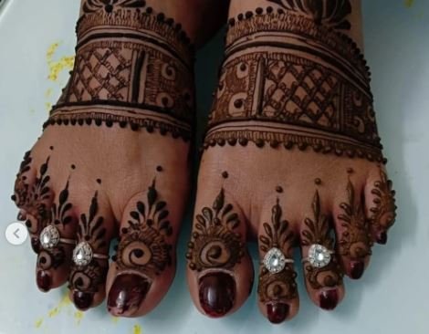 Leg Mehndi